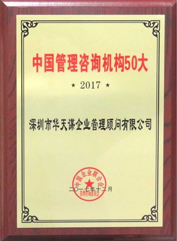 2017 中国管理咨询机构50大